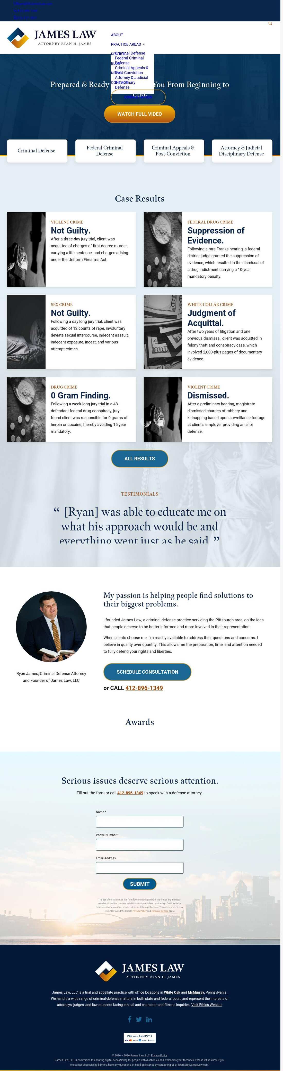 James Law, LLC - White Oak PA Lawyers