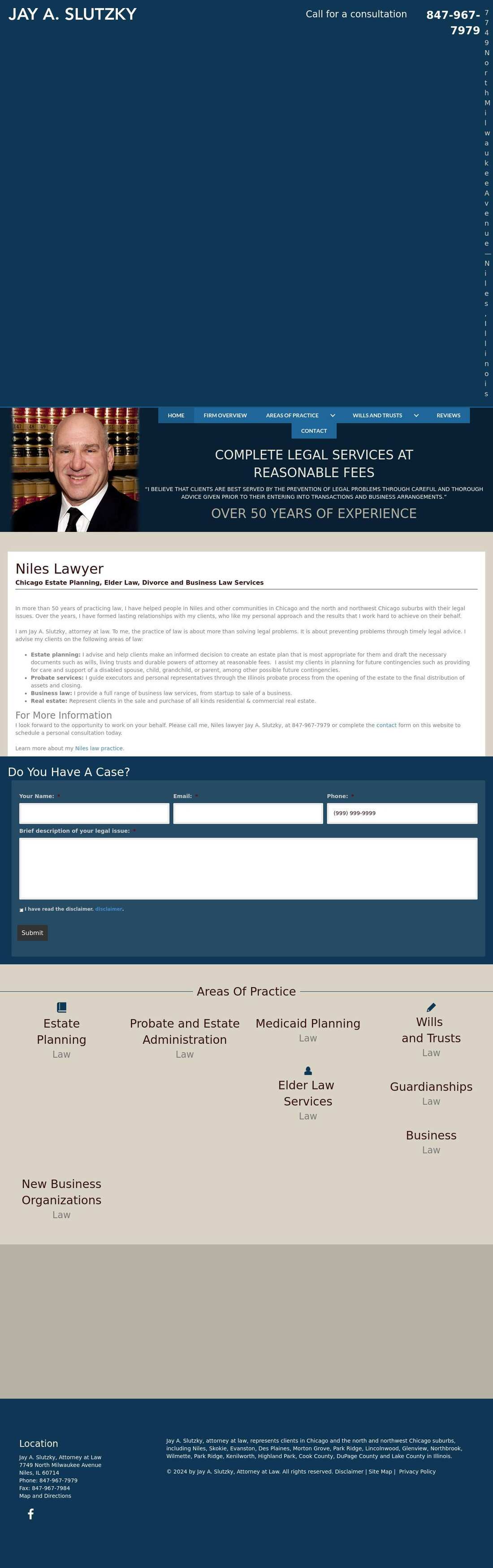 Jay A. Slutzky, Attorney at Law - Niles IL Lawyers
