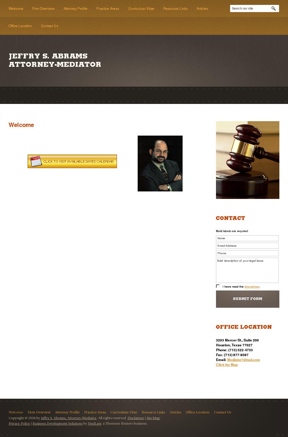 Jeffry S. Abrams, Attorney-Mediator - Houston TX Lawyers