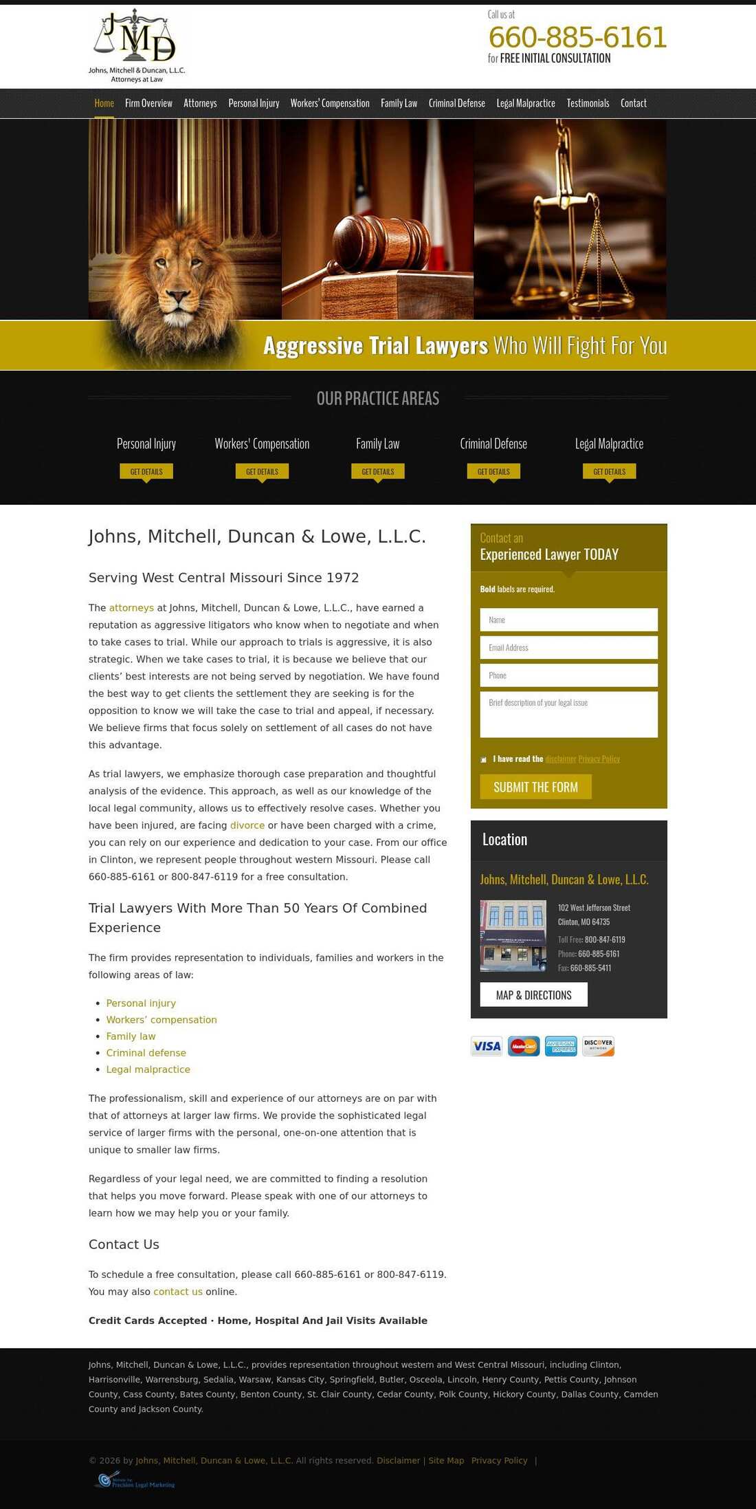 Johns, Mitchell & Duncan, L.L.C. - Clinton MO Lawyers