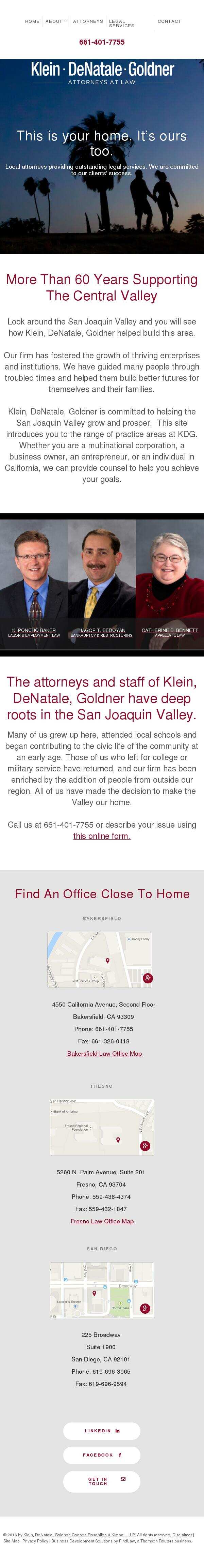 Klein, DeNatale, Goldner, Cooper, Rosenlieb & Kimball, LLP - Fresno CA Lawyers