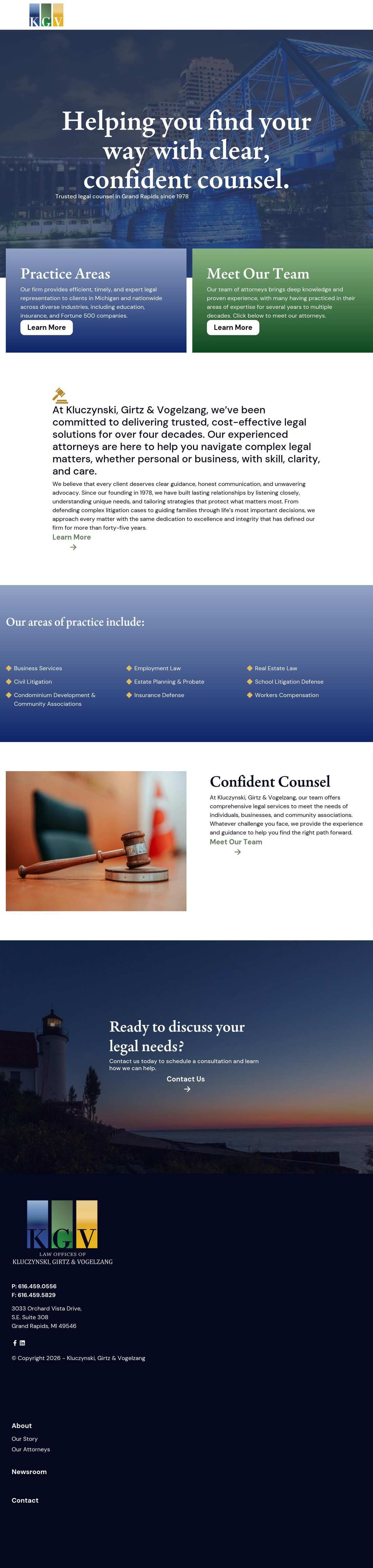 Kluczynski, Girtz & Vogelzang - Grand Rapids MI Lawyers