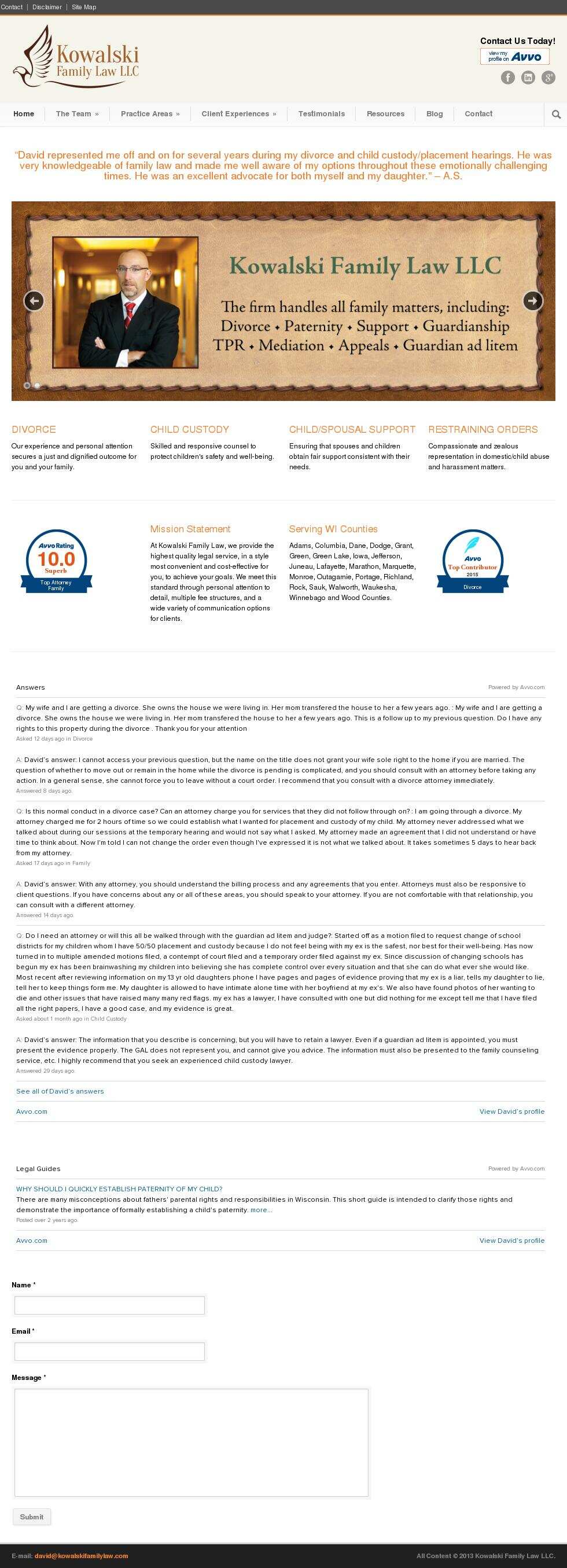 Kowalski Family Law LLC - Madison WI Lawyers