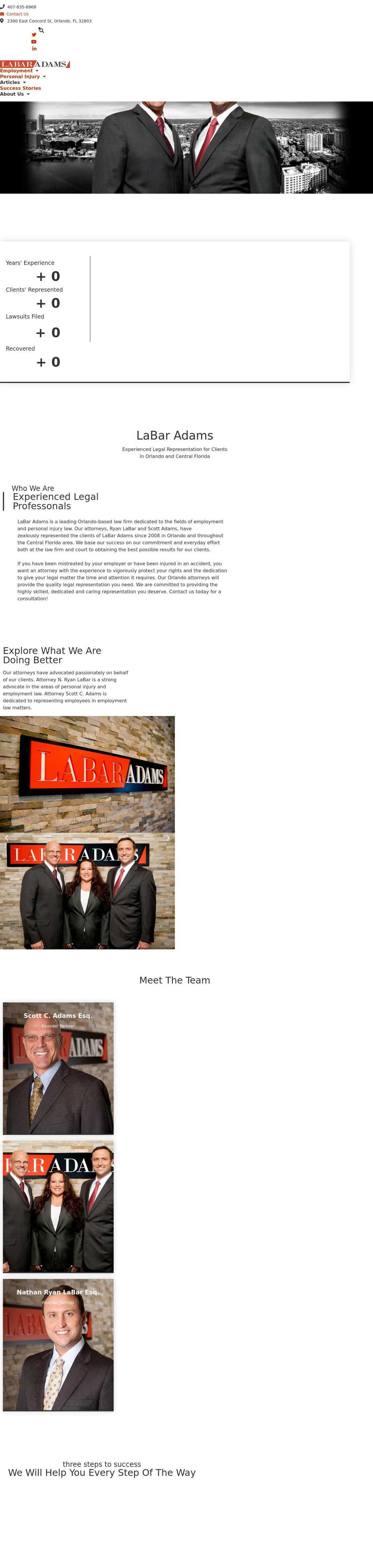 LaBar Adams - Orlando FL Lawyers