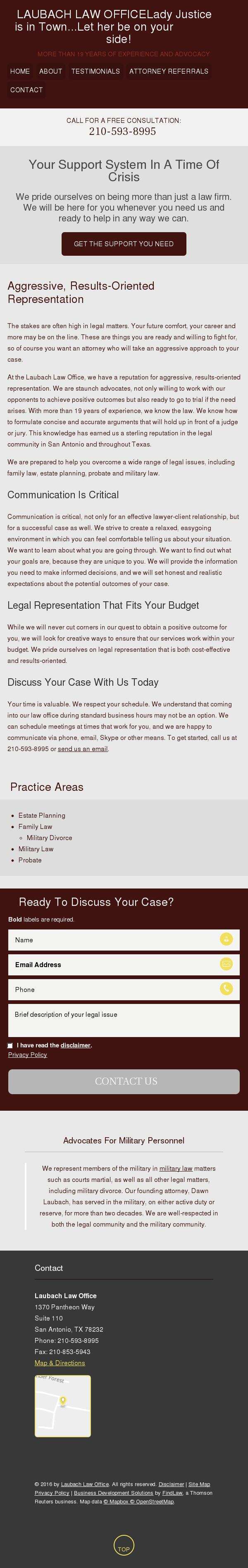 Laubach Law Office - San Antonio TX Lawyers
