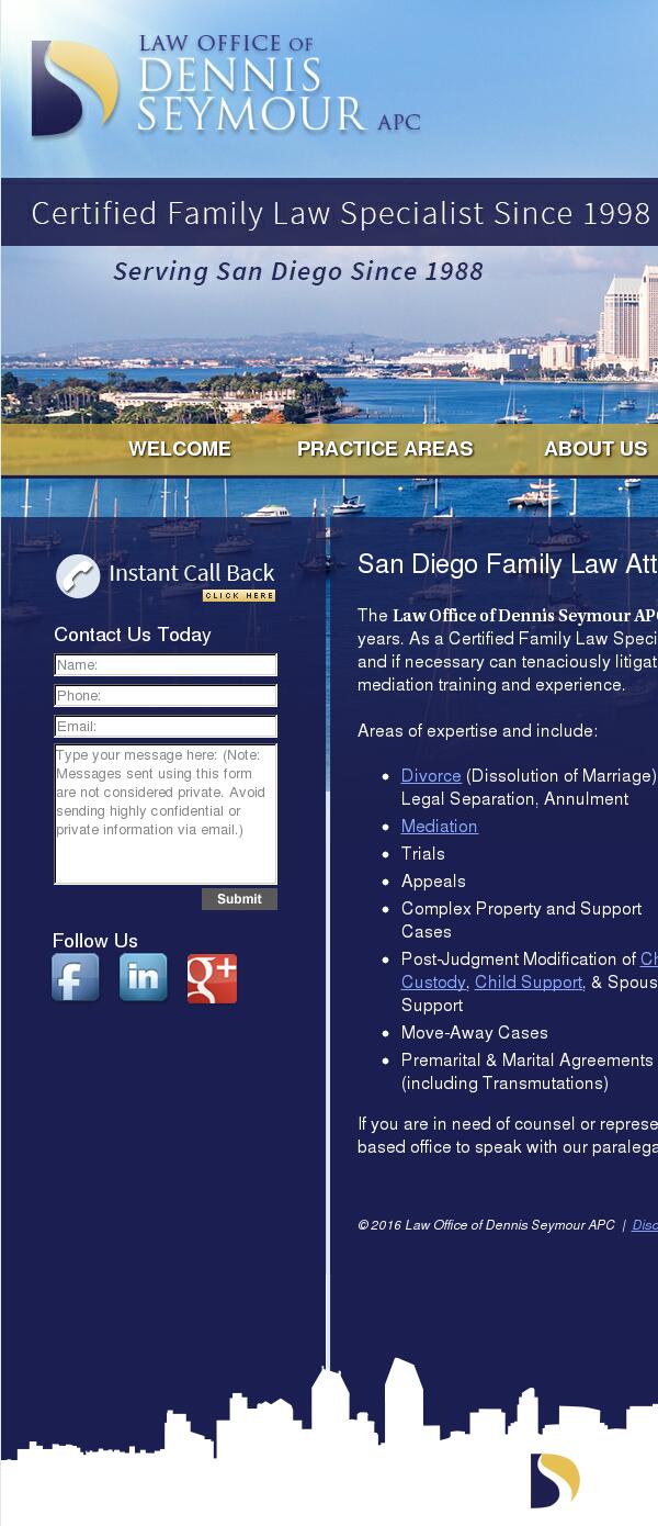 Law Office of Dennis Seymour, APC - San Diego CA Lawyers