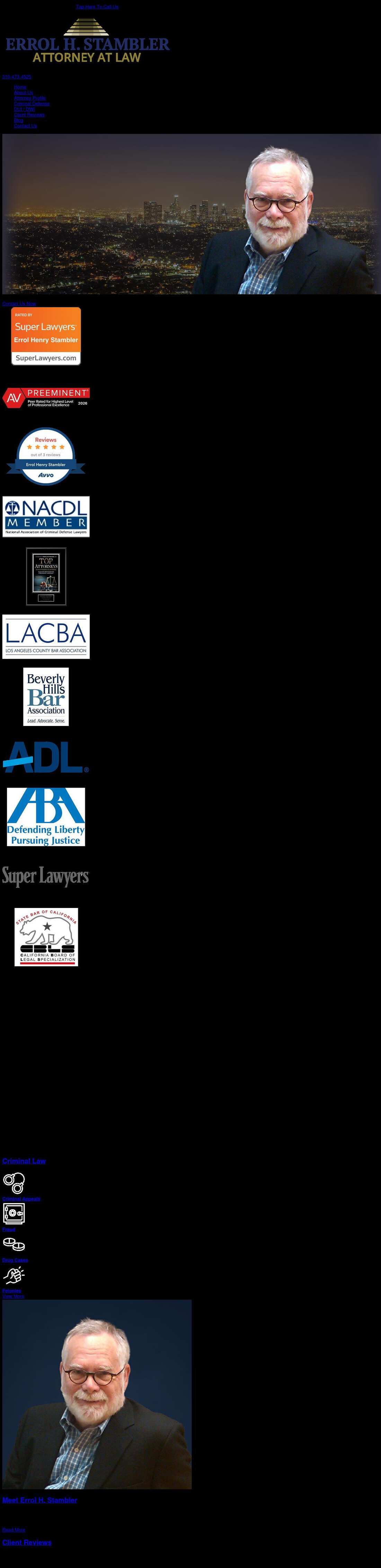Law Office of Errol H. Stambler - Los Angeles CA Lawyers