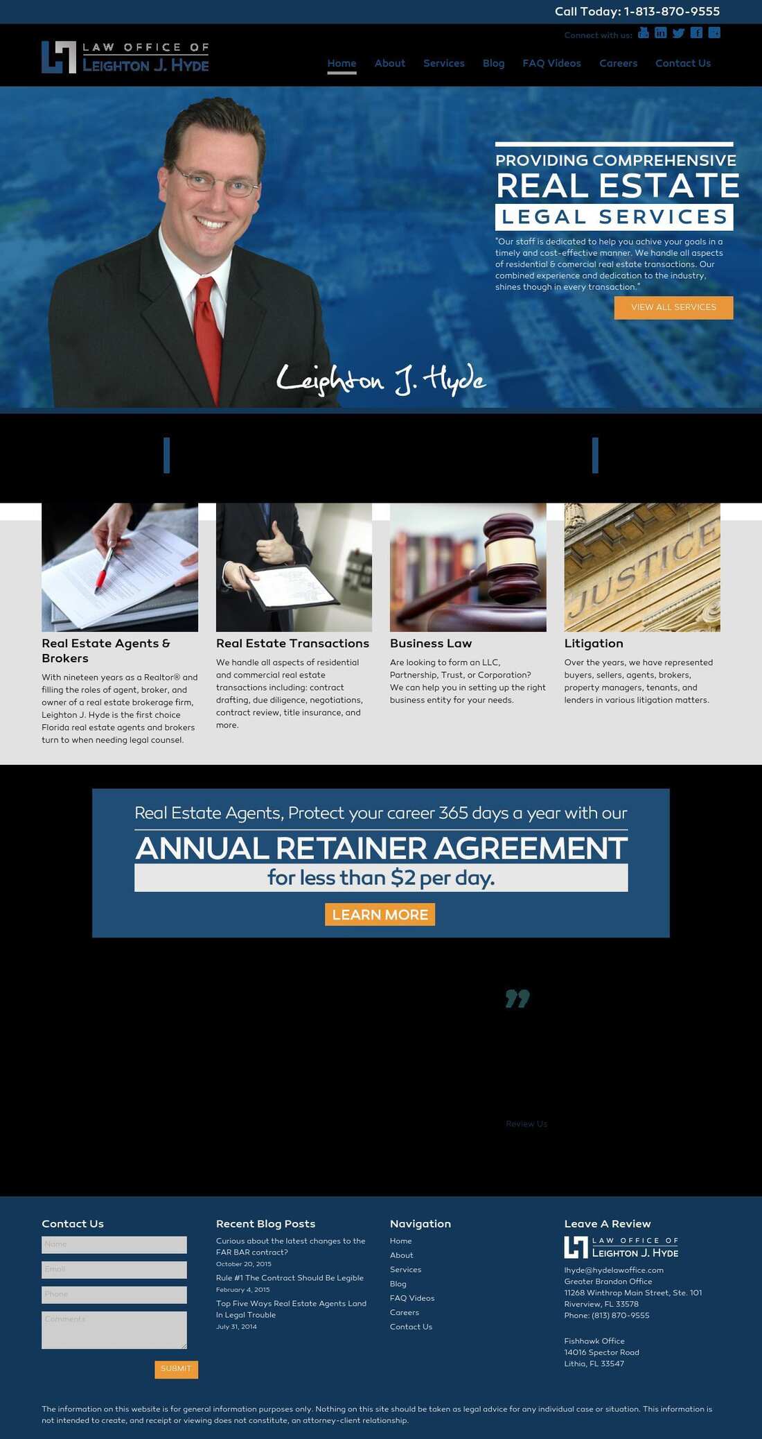 Law Office of Leighton J. Hyde - Riverview FL Lawyers
