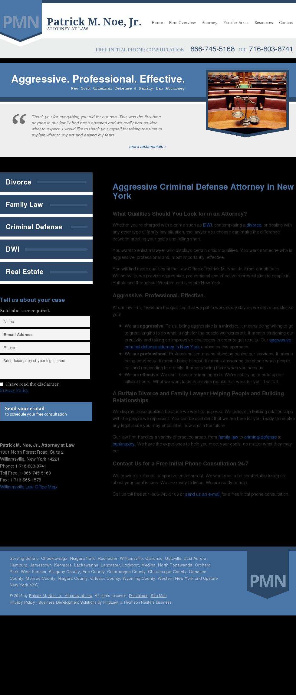 Law Office of Patrick M. Noe, Jr. - Amherst NY Lawyers