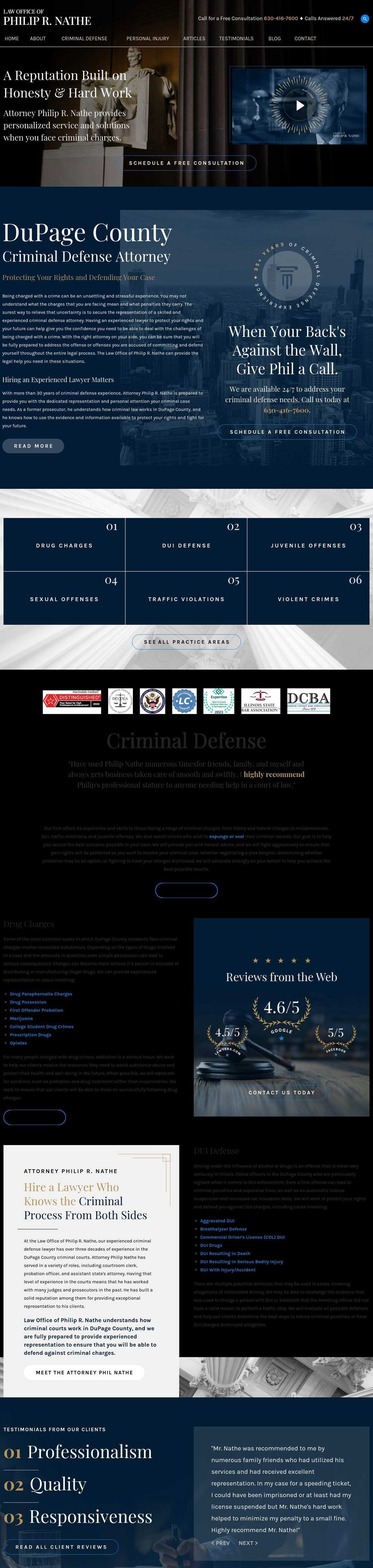 Law Office of Philip R. Nathe - Naperville IL Lawyers
