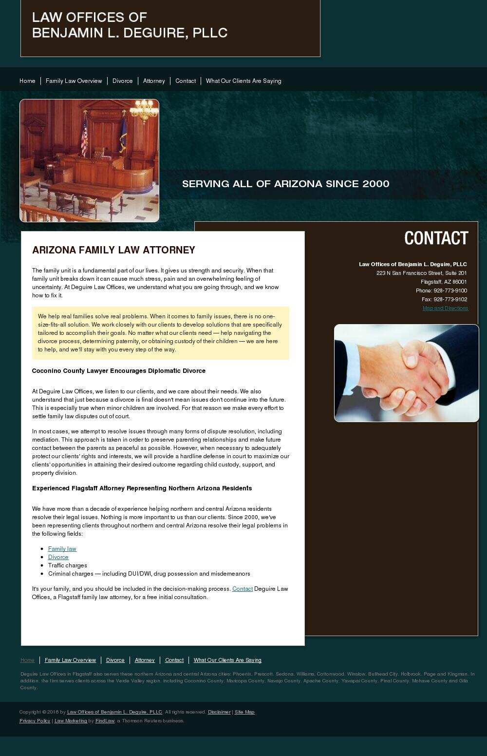 Law Offices of Benjamin L. Deguire, PLLC - Flagstaff AZ Lawyers