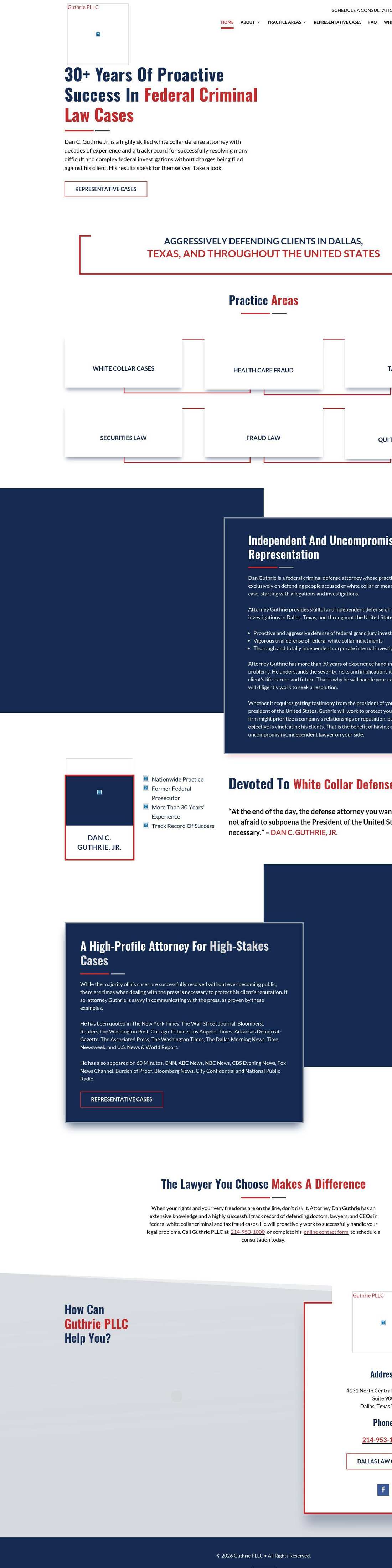 Law Offices of Dan C. Guthrie, Jr. - Dallas TX Lawyers