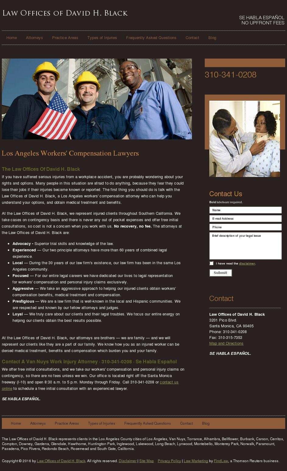 Law Offices of David H. Black - Santa Monica CA Lawyers