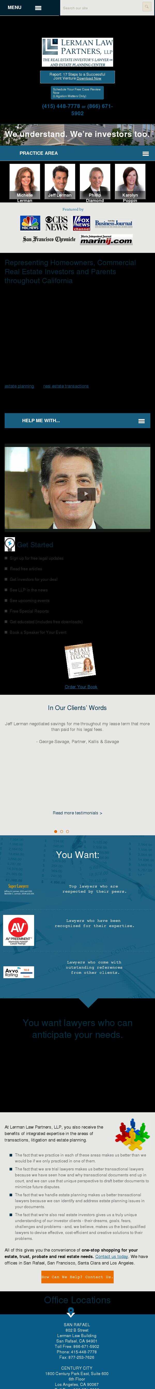 Lerman Law Partners, LLP - San Francisco CA Lawyers
