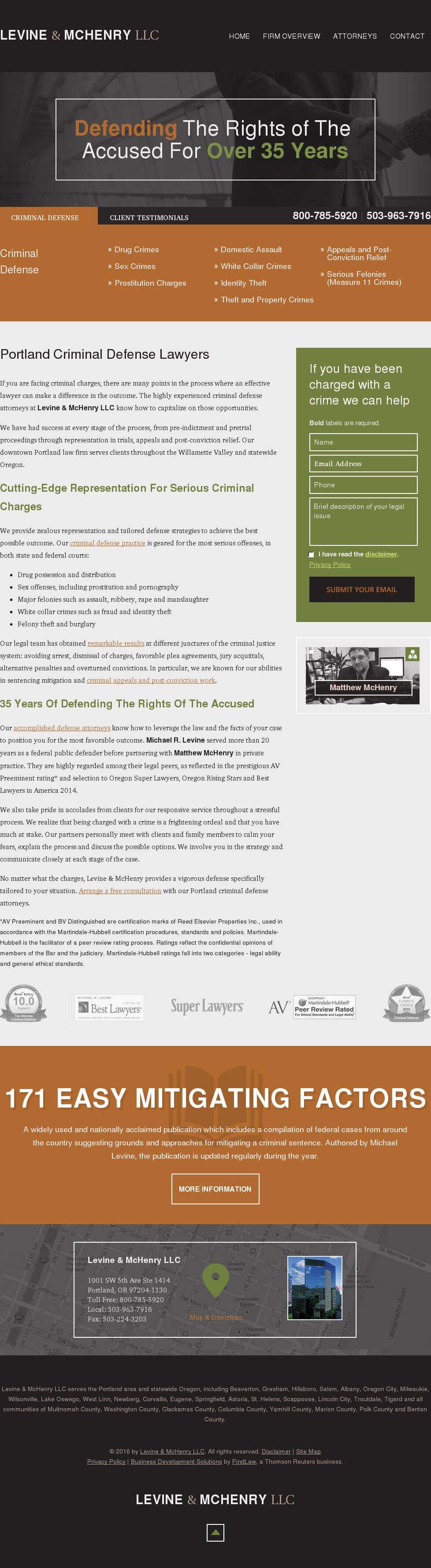 Levine & McHenry LLC - Portland OR Lawyers