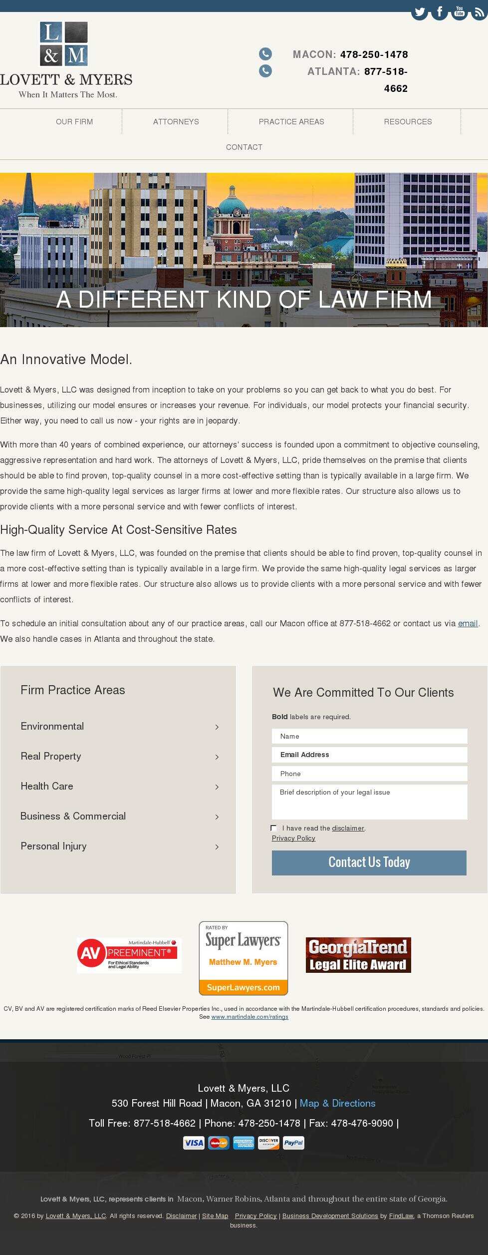 Lovett & Myers, LLC - Macon GA Lawyers
