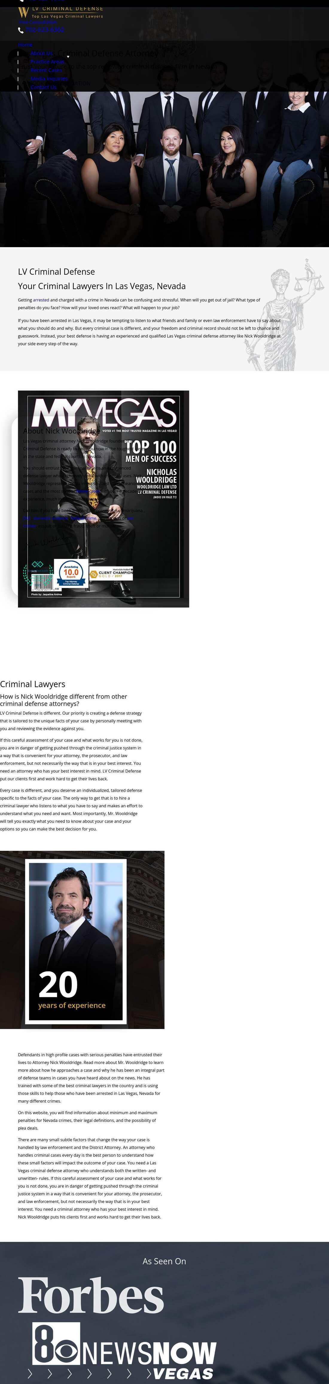 LV Criminal Defense - Las Vegas NV Lawyers