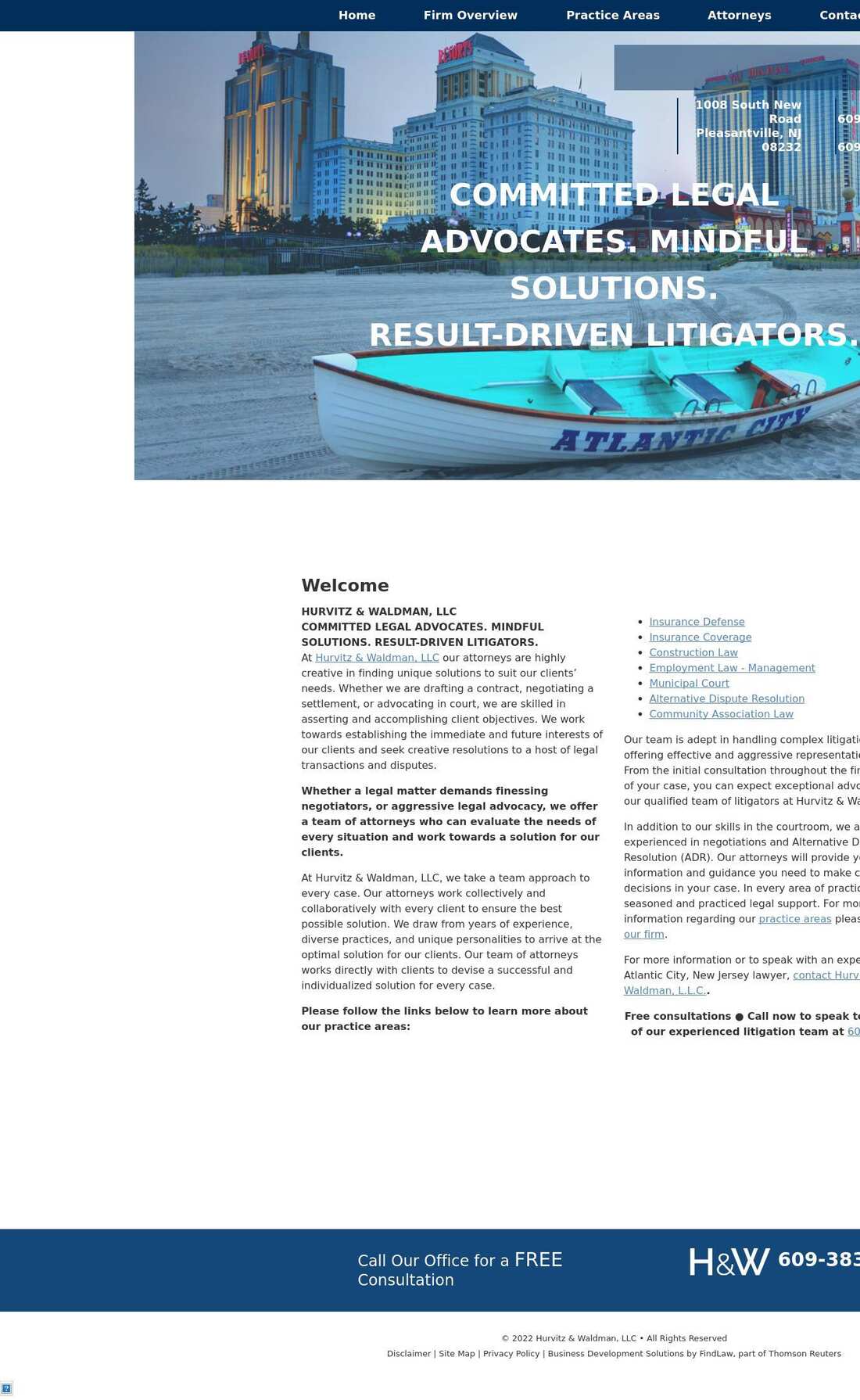 Marc Hurvitz & Assoc. - Pleasantville NJ Lawyers