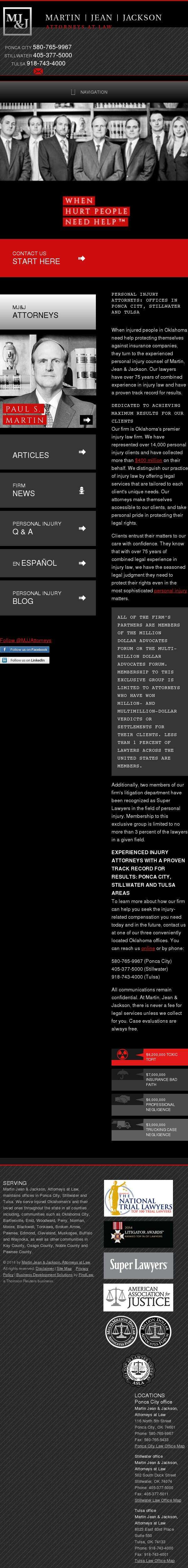 Martin Jean & Jackson, Attorneys at Law - Tulsa OK Lawyers