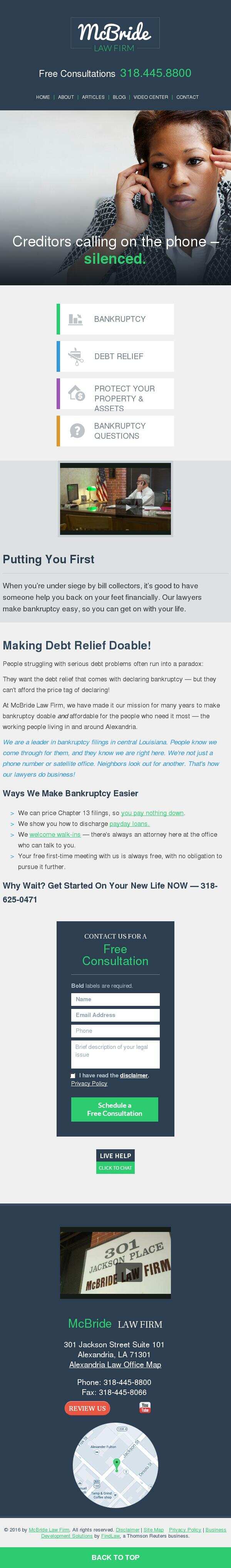 McBride Law Firm - Alexandria LA Lawyers
