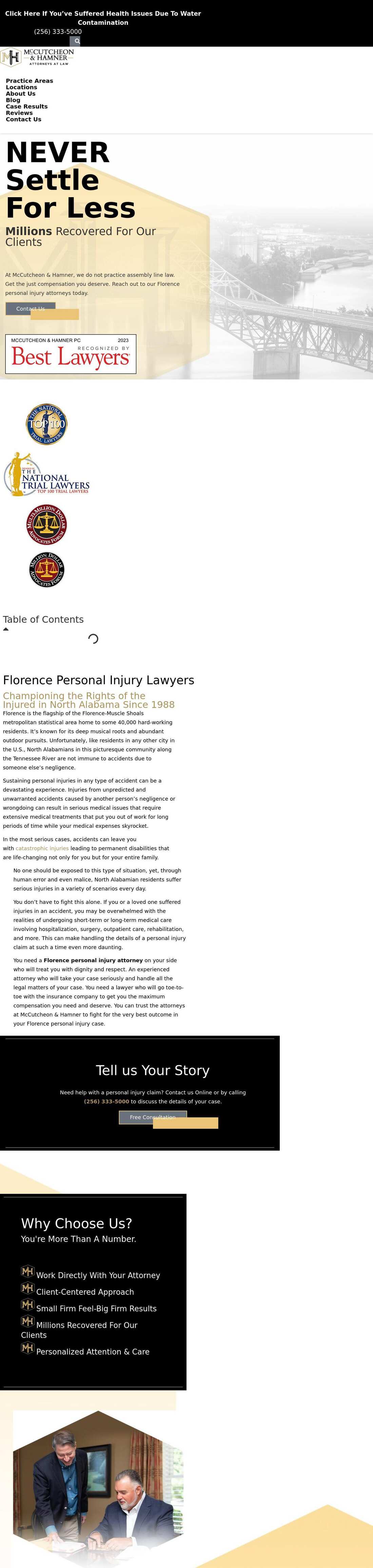 McCutcheon & Hamner, PC - Athens AL Lawyers