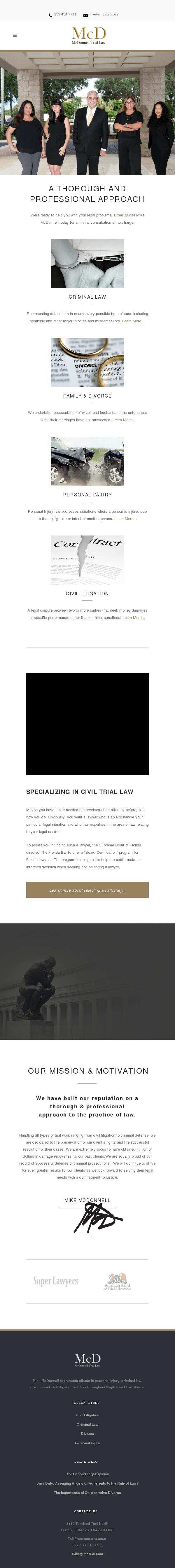 McDonnell Trial Law - Naples FL Lawyers