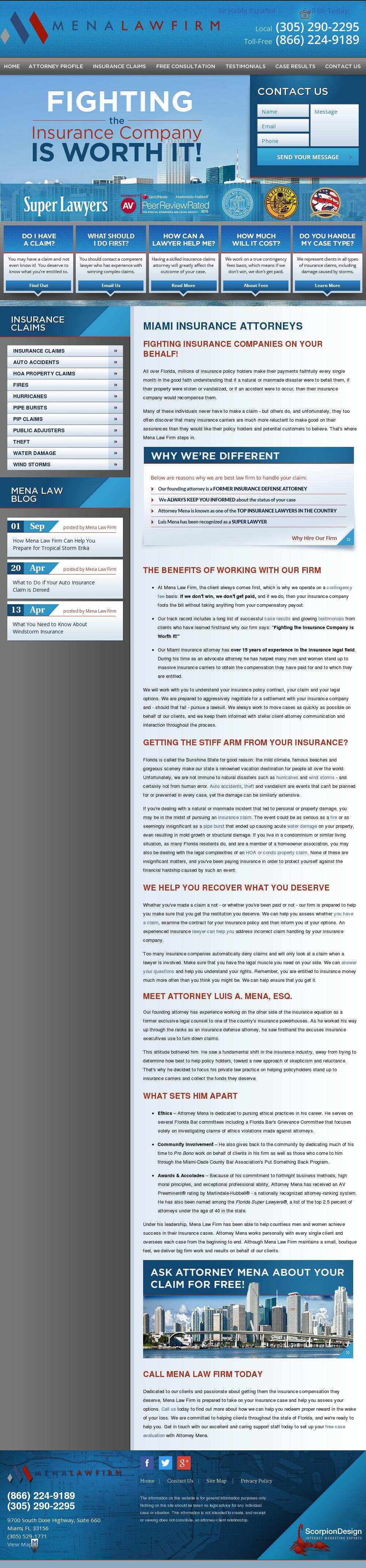 Mena Law Firm - Miami FL Lawyers