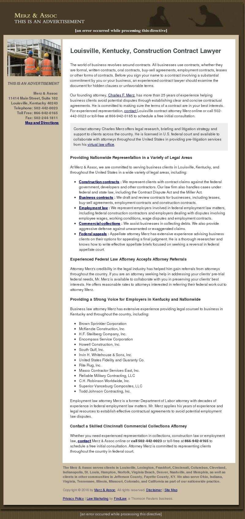 Merz & Assoc - Louisville KY Lawyers