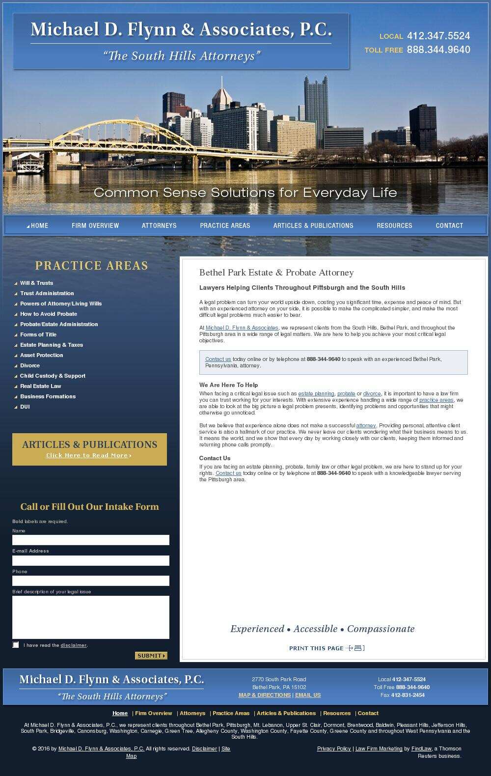 Michael D. Flynn & Associates, P.C. - Bethel Park PA Lawyers