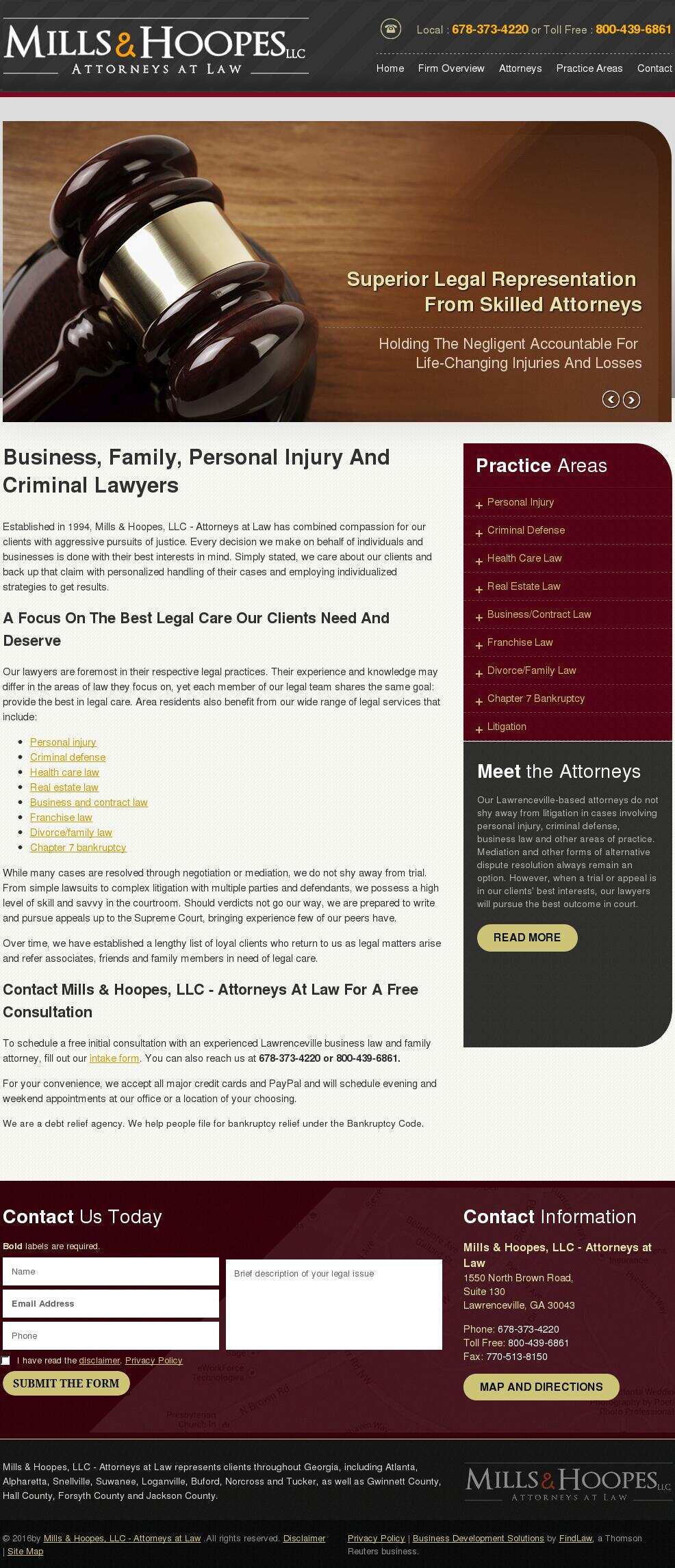 Mills & Hoopes, LLC - Attorneys at Law - Lawrenceville GA Lawyers