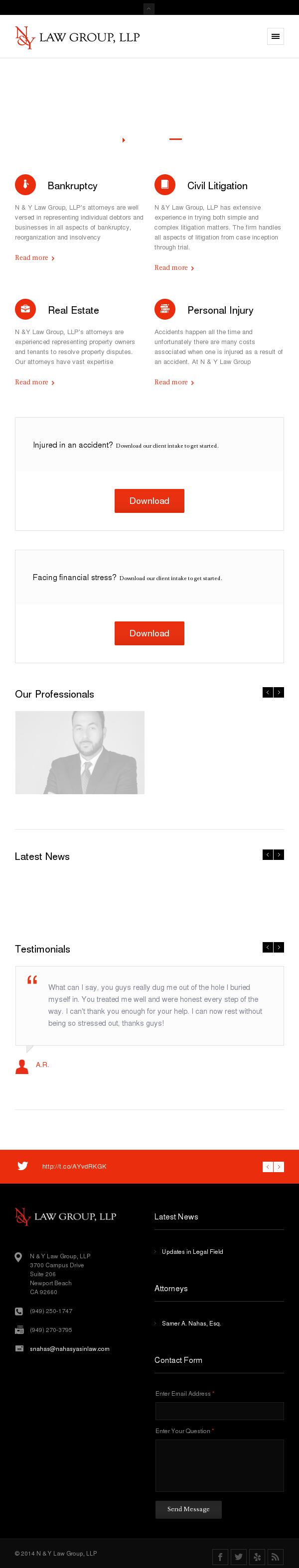 N & Y Law Group - Newport Beach CA Lawyers