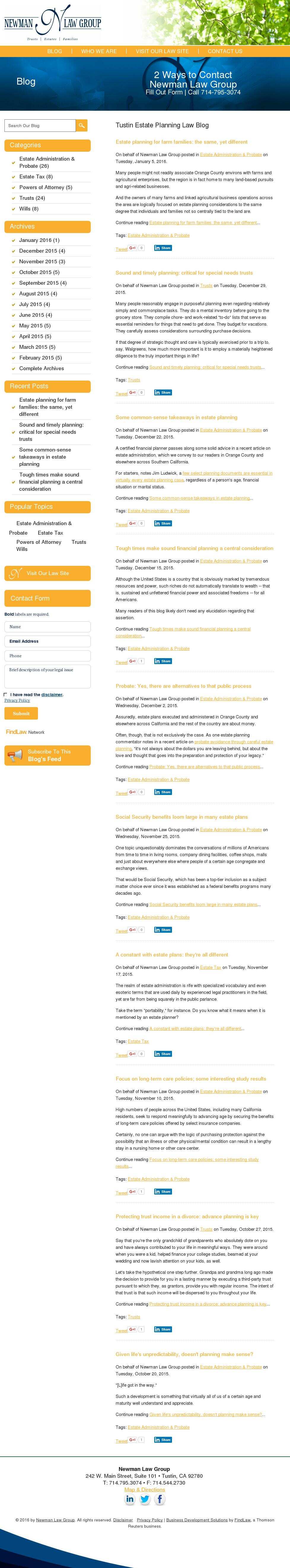 Newman Law Group - Tustin CA Lawyers