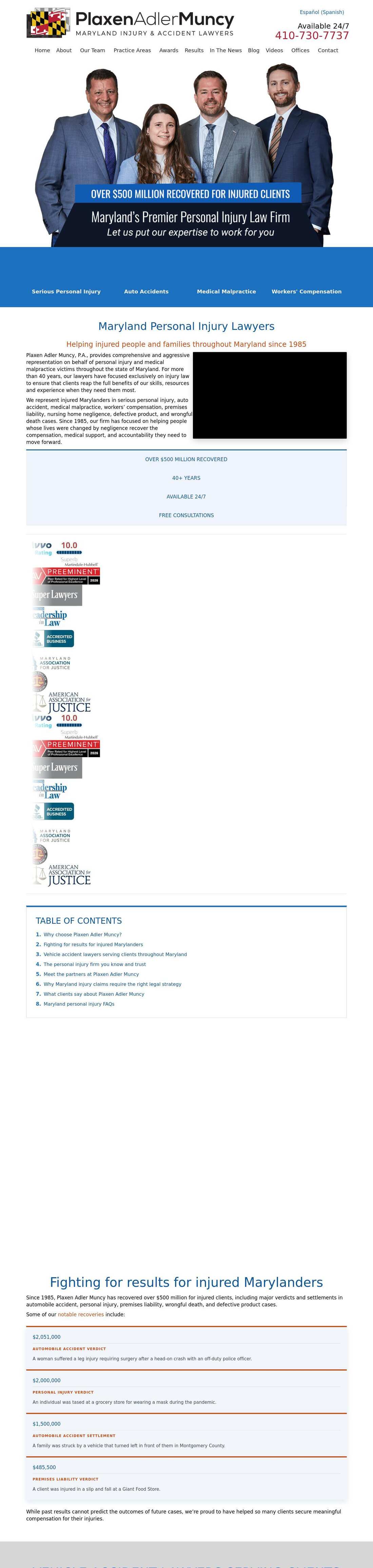 Plaxen & Adler PA - Columbia MD Lawyers