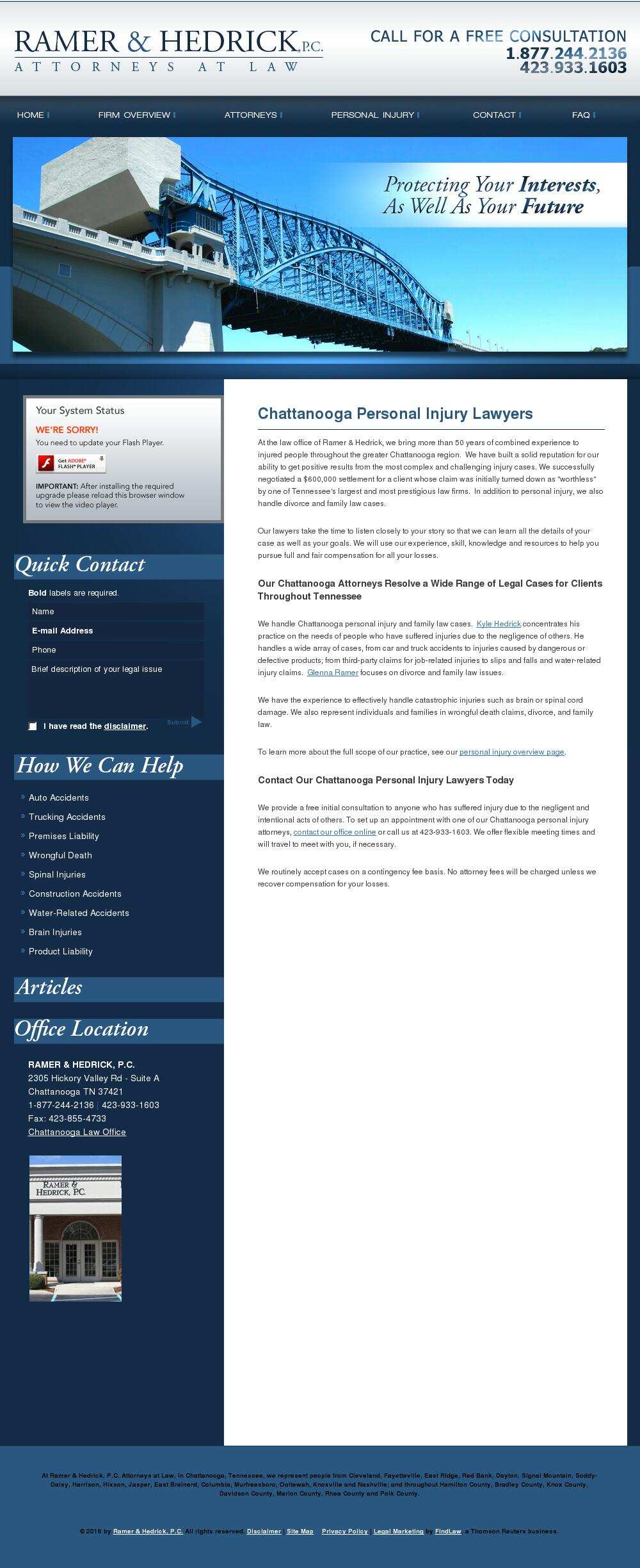 Ramer & Hedrick, P.C. - Chattanooga TN Lawyers