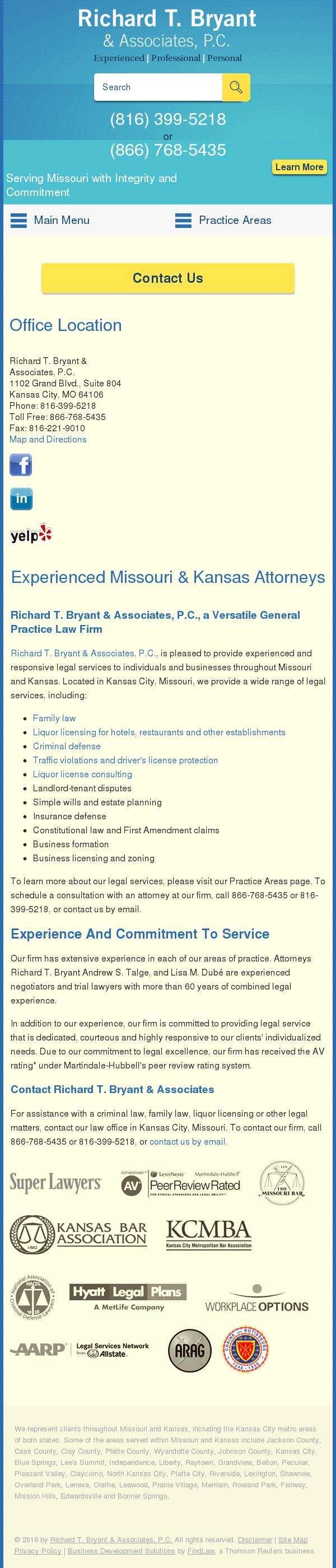 Richard T. Bryant & Associates, P.C. - Kansas City MO Lawyers