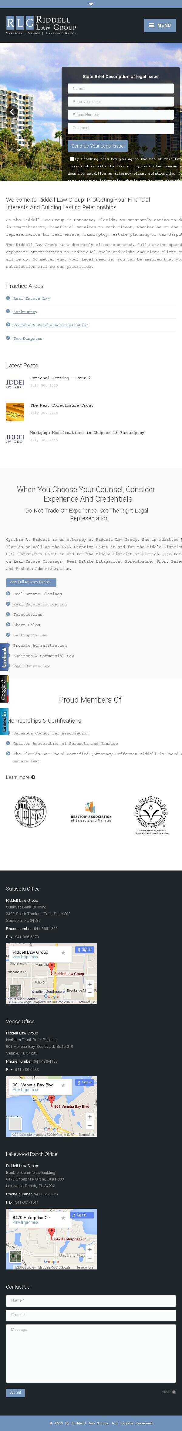 Riddell Law Group - Lakewood Ranch FL Lawyers