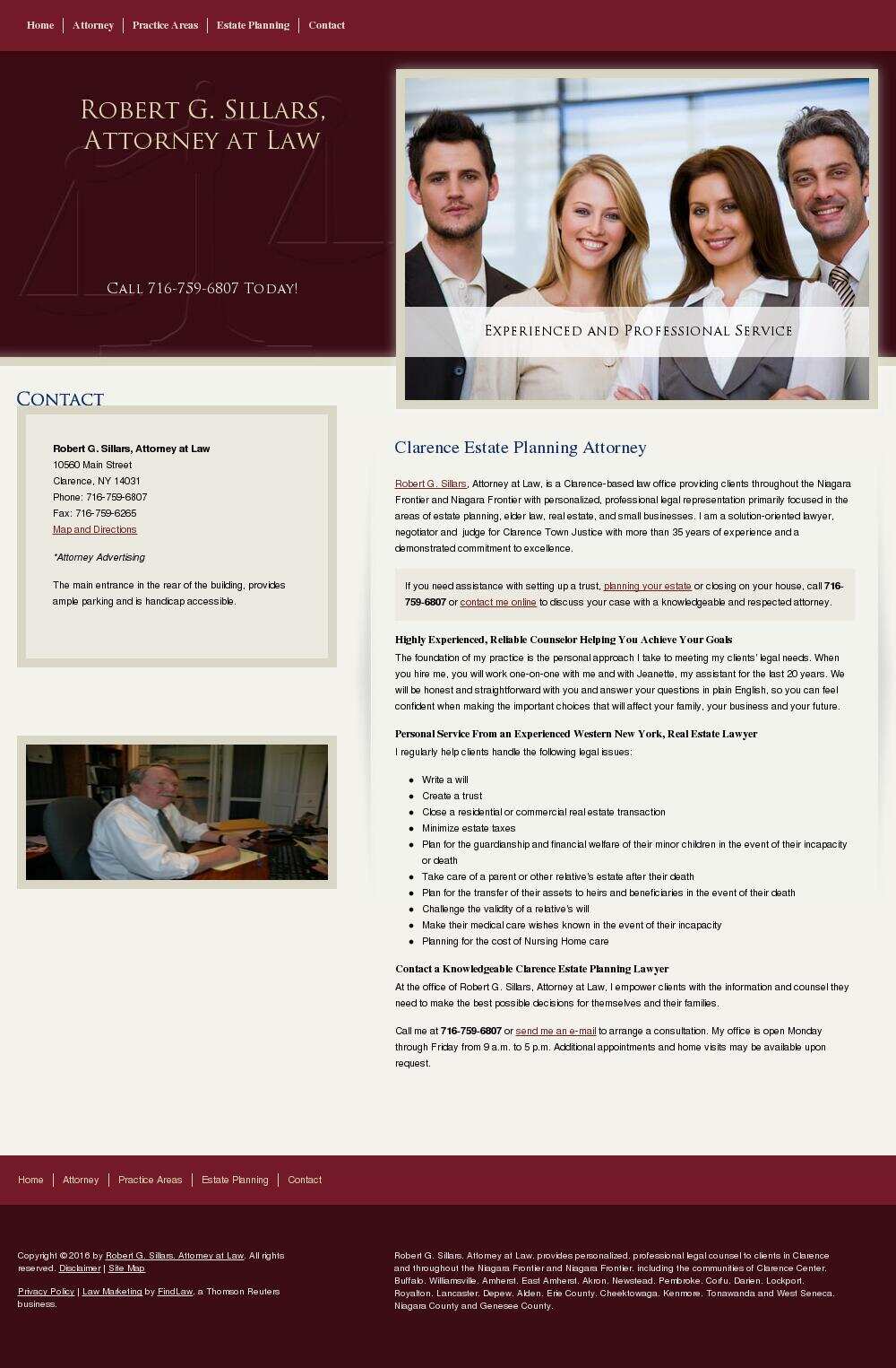 Robert G. Sillars, Attorney at Law - Clarence NY Lawyers