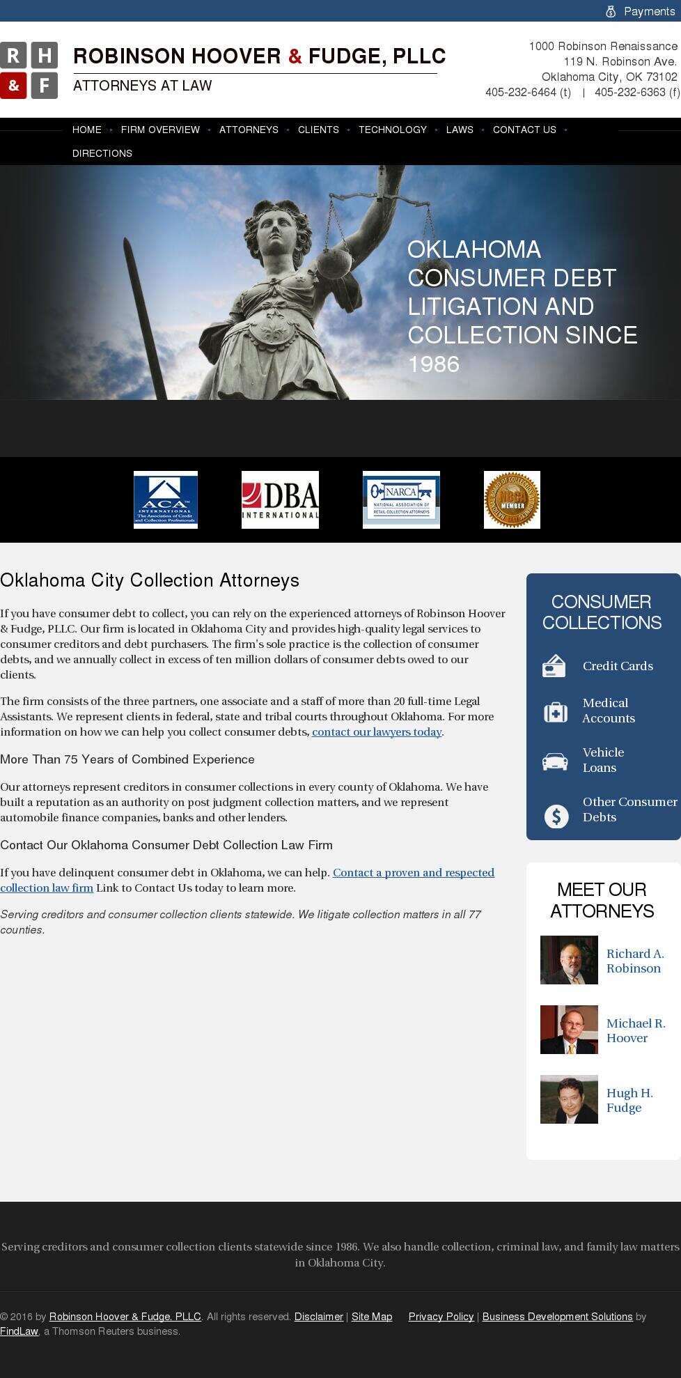 Robinson Hoover & Fudge, PLLC - Oklahoma City OK Lawyers