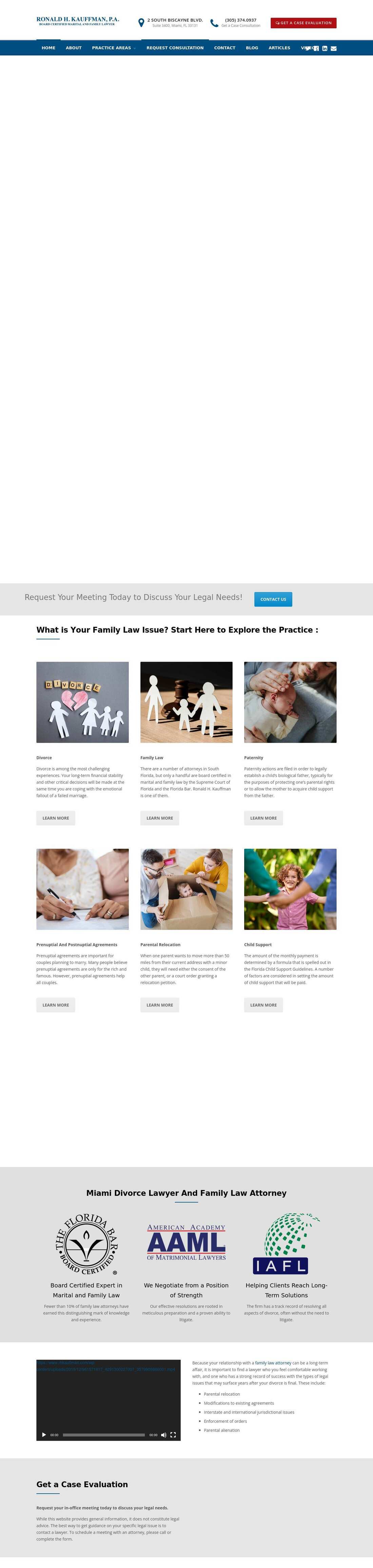 Ronald H. Kauffman, P.A. - Miami FL Lawyers