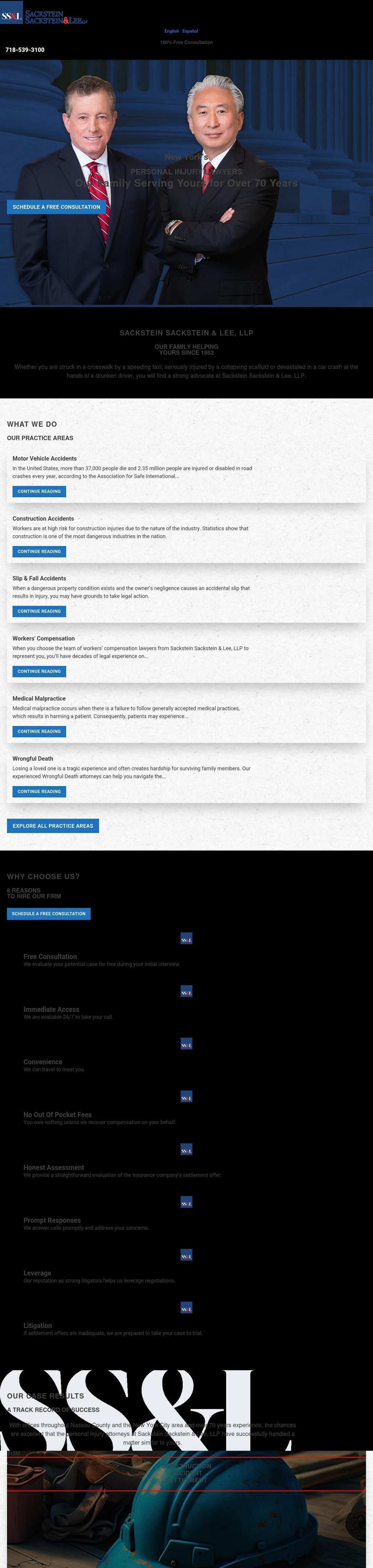 Sackstein, Sackstein & Lee, LLP - Bronx NY Lawyers