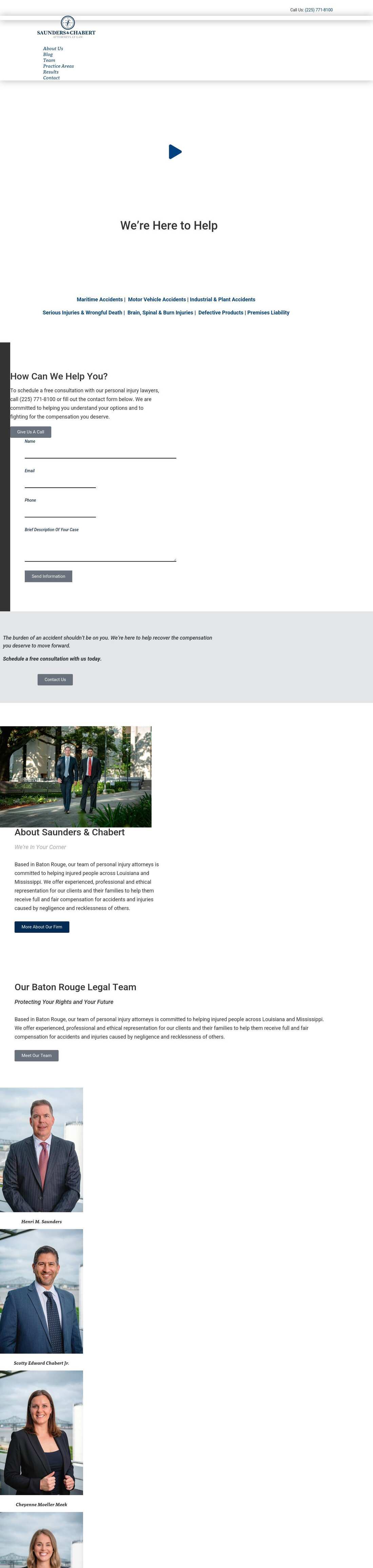 Saunders & Chabert - Baton Rouge LA Lawyers