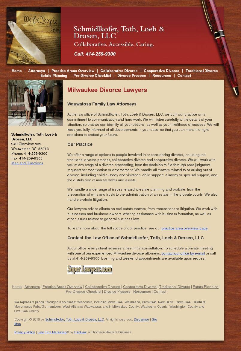 Schmidlkofer, Toth, Loeb & Drosen, LLC - Wauwatosa WI Lawyers