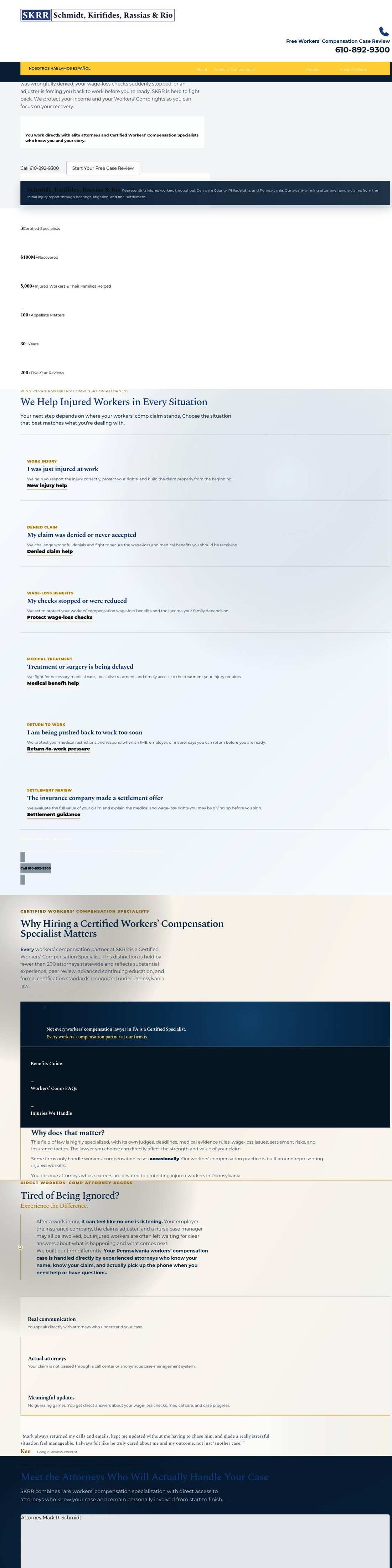 Schmidt, Kirifides, Fridkin & Rassias - Media PA Lawyers