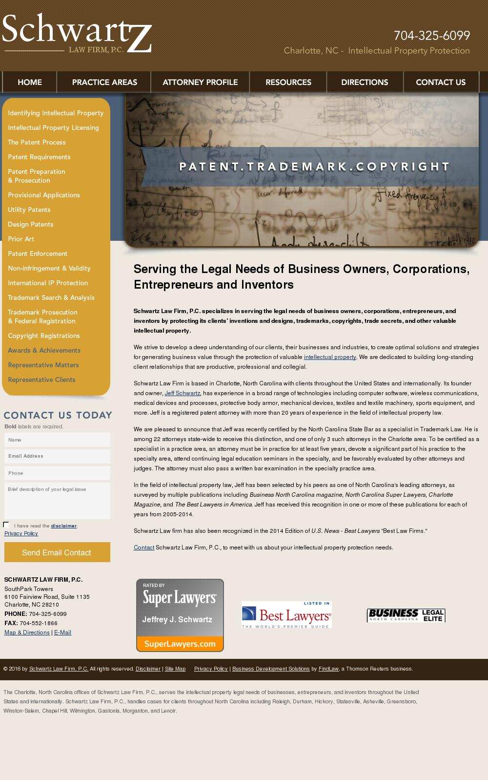 Schwartz Law Firm, P.C. - Charlotte NC Lawyers