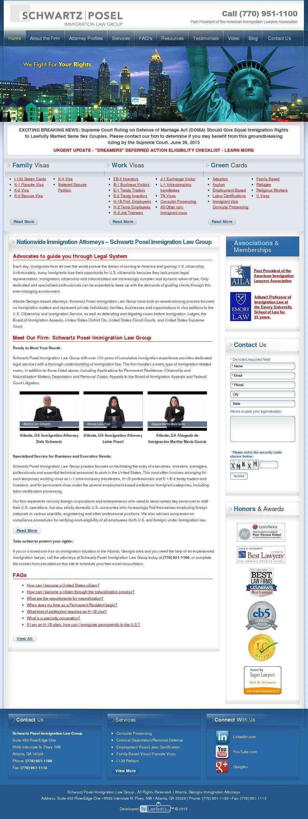 Schwartz Posel Immigration Law Group - Atlanta GA Lawyers