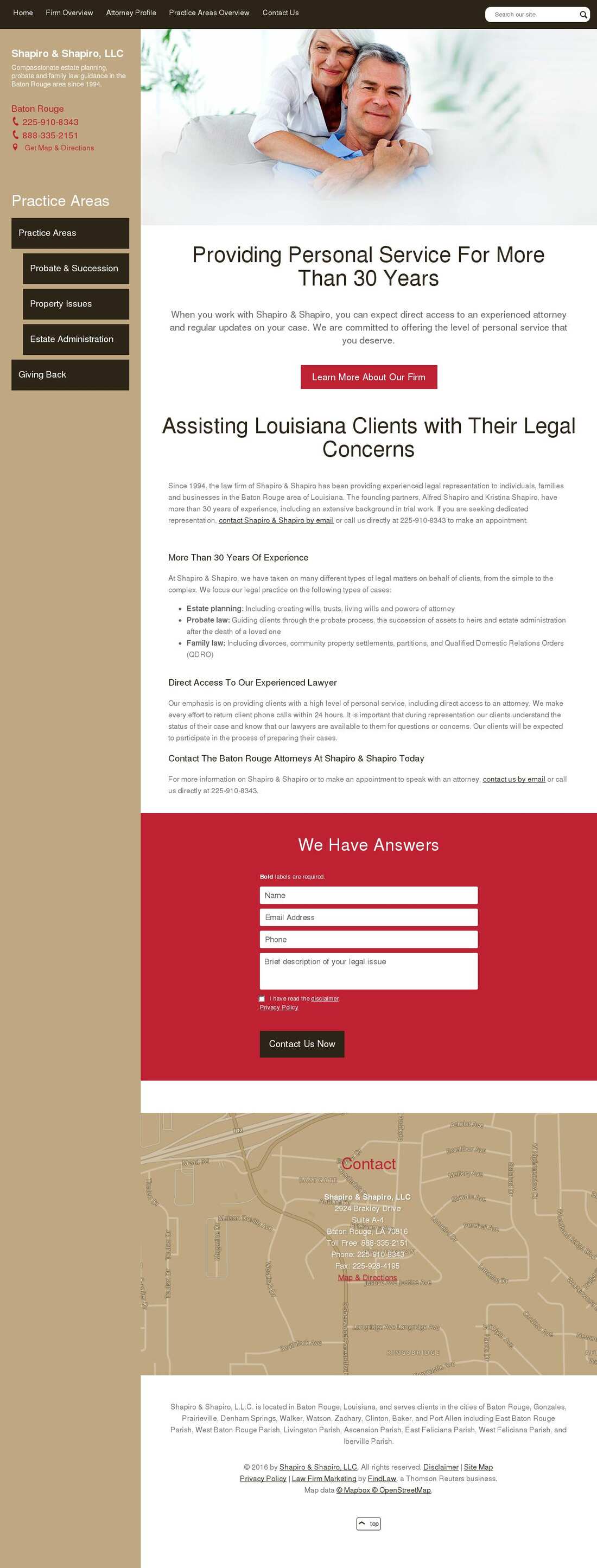 Shapiro & Shapiro, LLC - Baton Rouge LA Lawyers