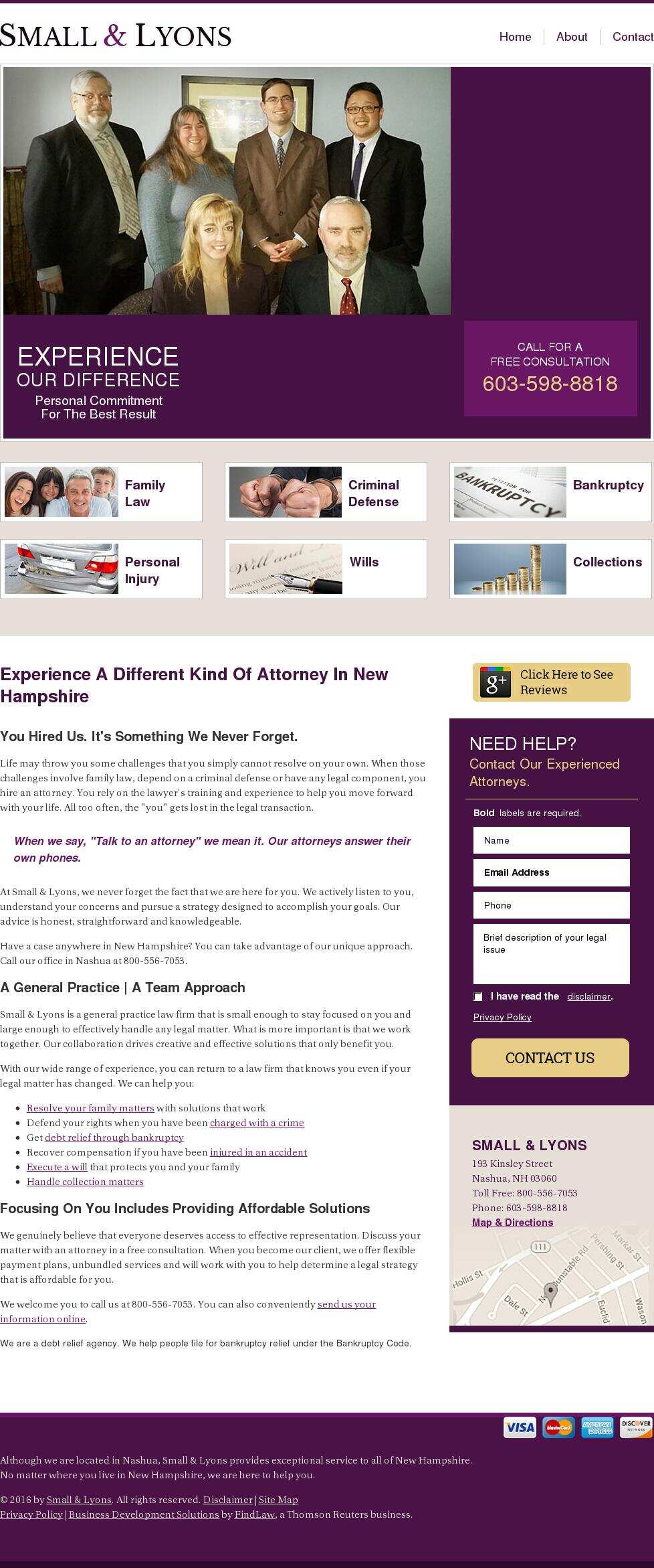 Small & Lyons - Nashua NH Lawyers