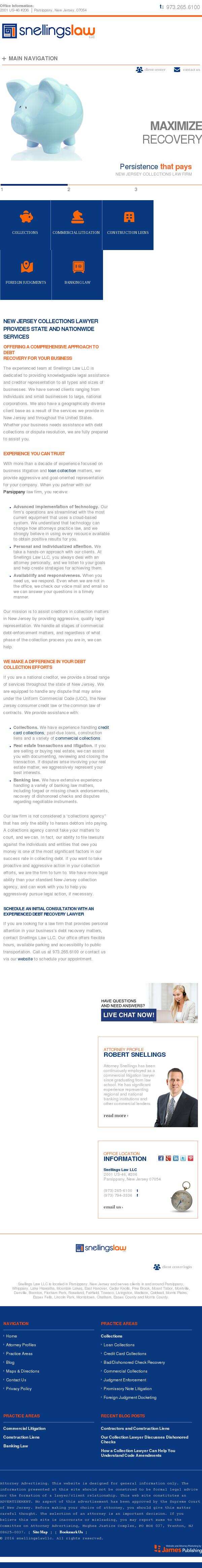 Snellings Law LLC - Parsippany NJ Lawyers