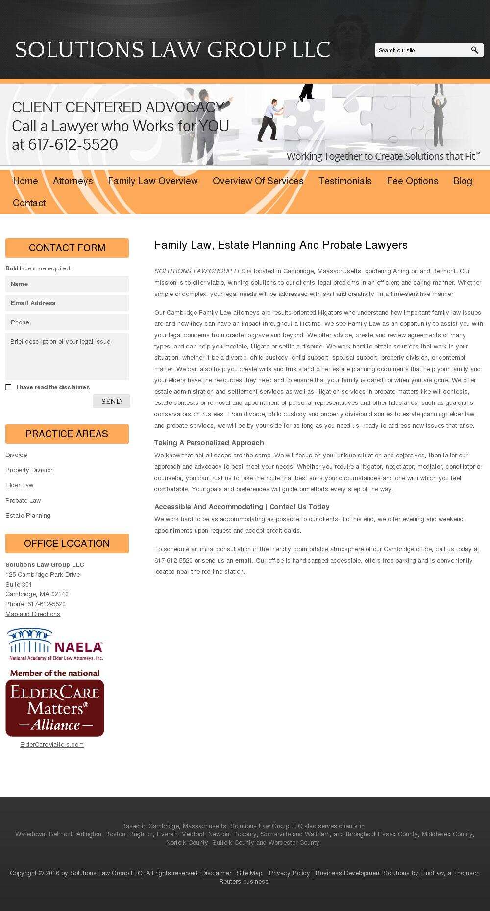Solutions Law Group LLC - Cambridge MA Lawyers