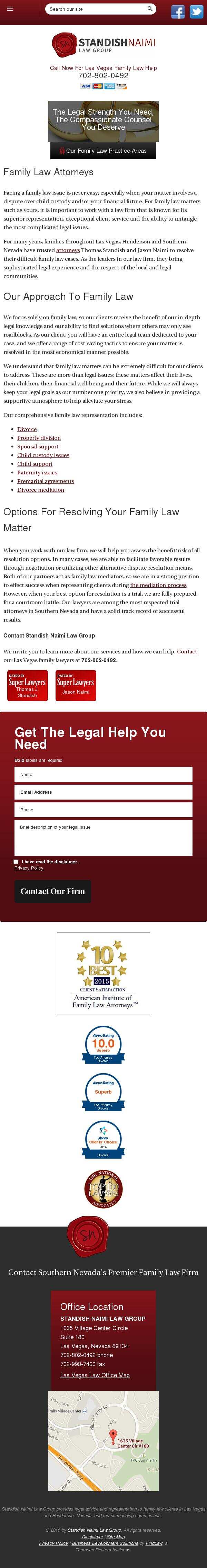 Standish Naimi Law Group - Las Vegas NV Lawyers